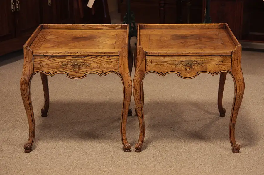 Main image of Baker Milling Road Country French Oak End Tables
