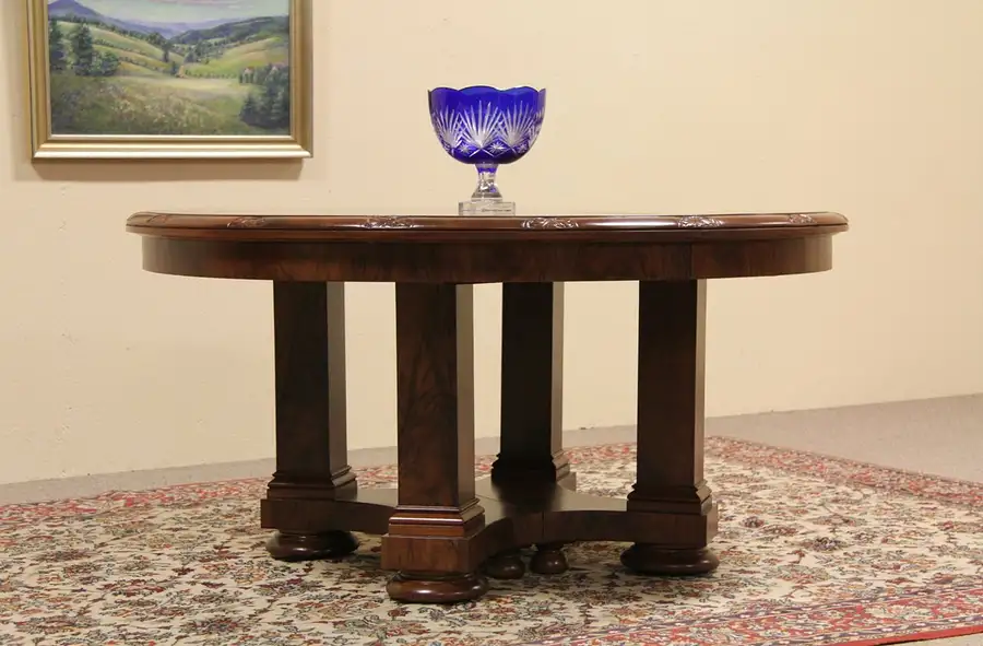 Main image of French Art Deco 5' Round Dining Table