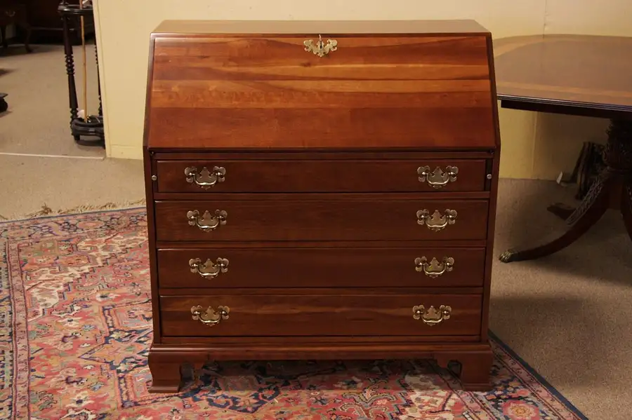 Main image of Cherry Dropfront Georgian Willett Secretary Desk