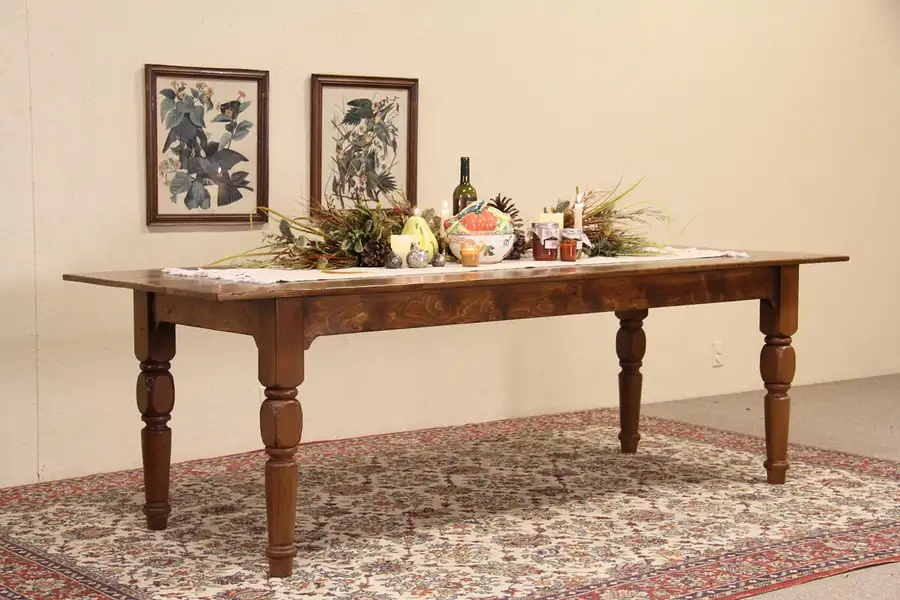 Main image of Farmhouse Country Pine & Cedar Harvest Table