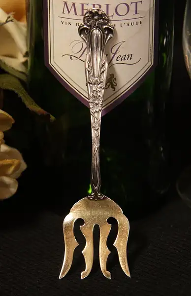 Main image of Sterling Silver Serving Fork, pat 1924