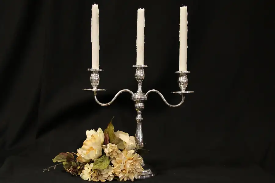 Main image of Sterling Silver Candlestick, Candelabra