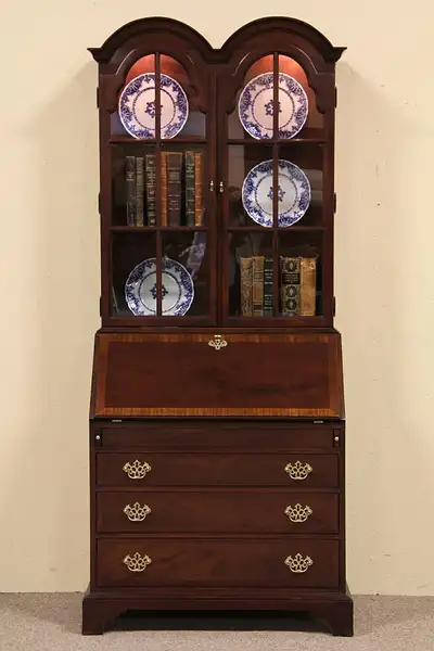 Main image of Hickory Chair James River Secretary Desk Bookcase
