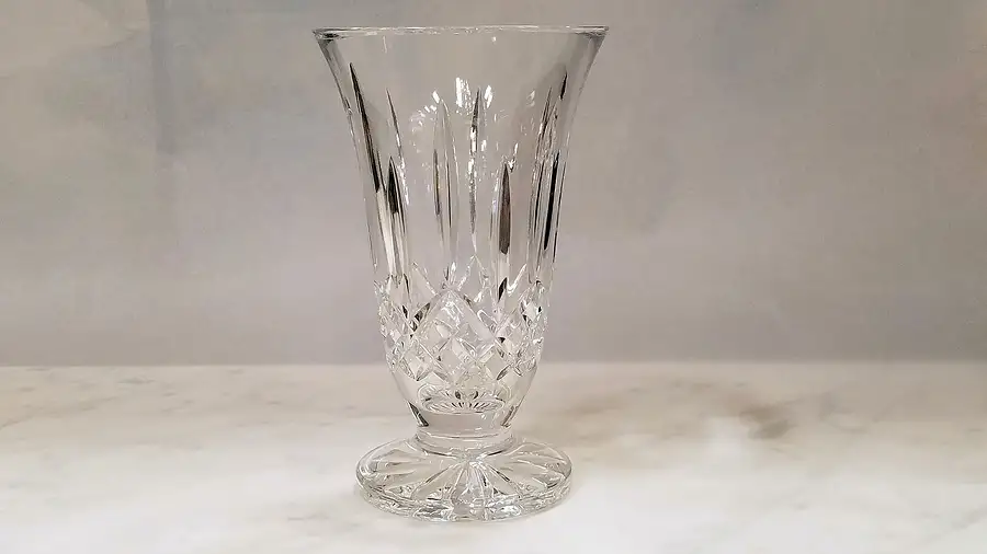 Main image of Waterford Signed Crystal 8-1/2" Vase