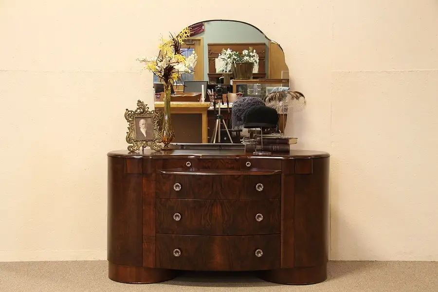 Main image of Art Deco Vanity or Dressing & Jewelry Cabinet