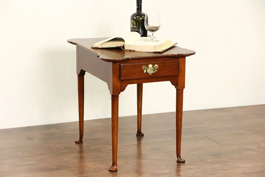 Main image of Georgian Style Vintage Cherry Lamp or End Table