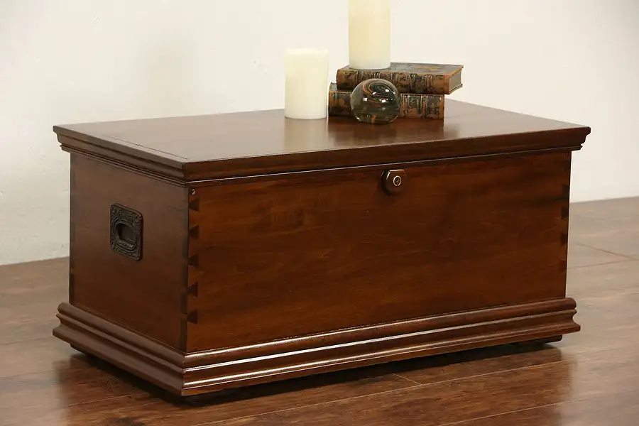 Main image of Blanket Chest or Trunk, Hand Made 1890's Antique, Coffee Table