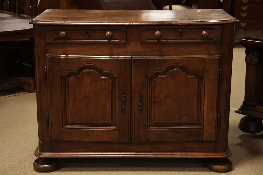 Main image of Country French Provincial 1790's Oak Sideboard