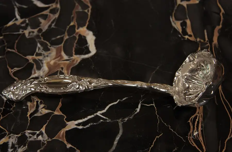 Main image of Art Nouveau Lily Sterling Silver Ladle