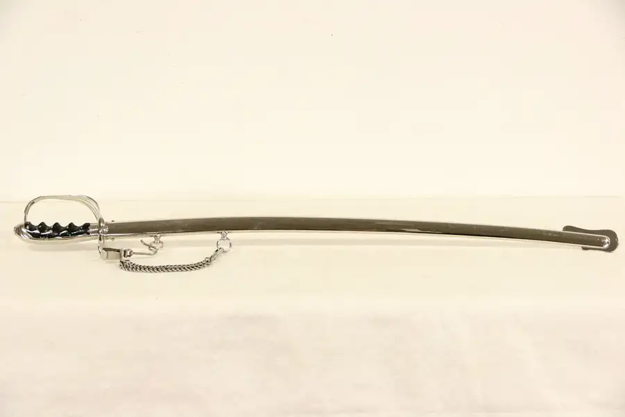 Main image of US Military Antique 1900's Dress Sword and Scabbard, Signed of Ohio