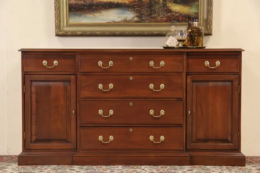 Main image of Harden Cherry Traditional 1990 Vintage Sideboard or Server