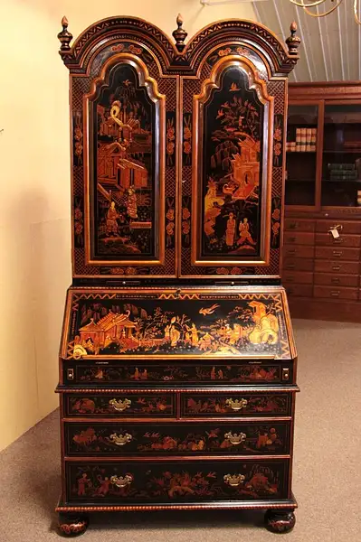 Main image of Maitland Smith Chinoiserie Secretary Desk