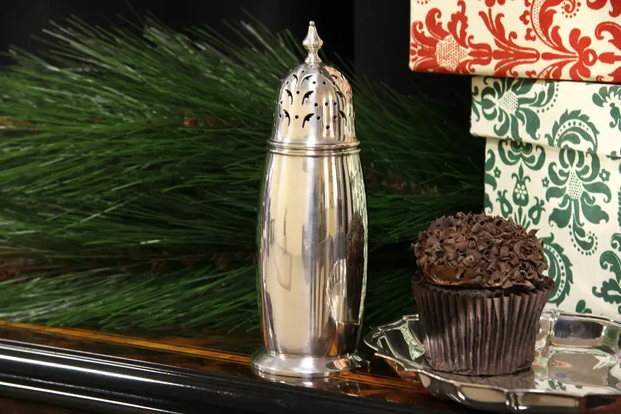 Main image of Muffineer Sterling Silver Sugar & Cinnamon Shaker