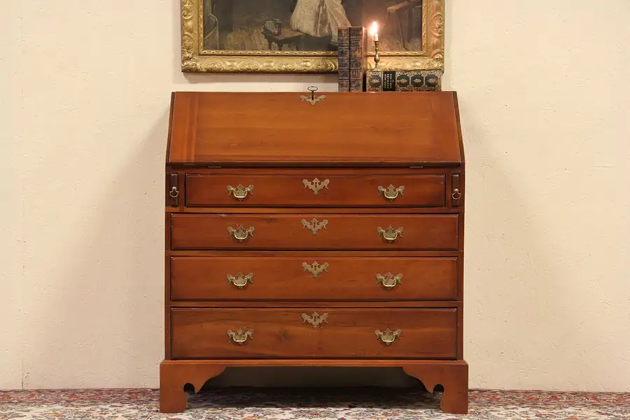 Main image of Cherry Antique 1790 Period New England Secretary Desk