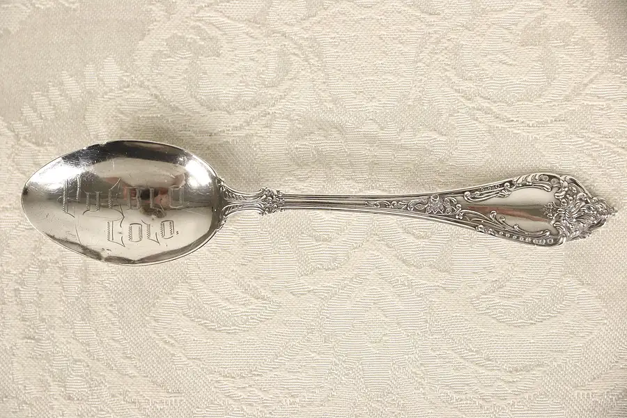 Main image of Pueblo Colorado Sterling Silver Antique 1900's Souvenir Spoon