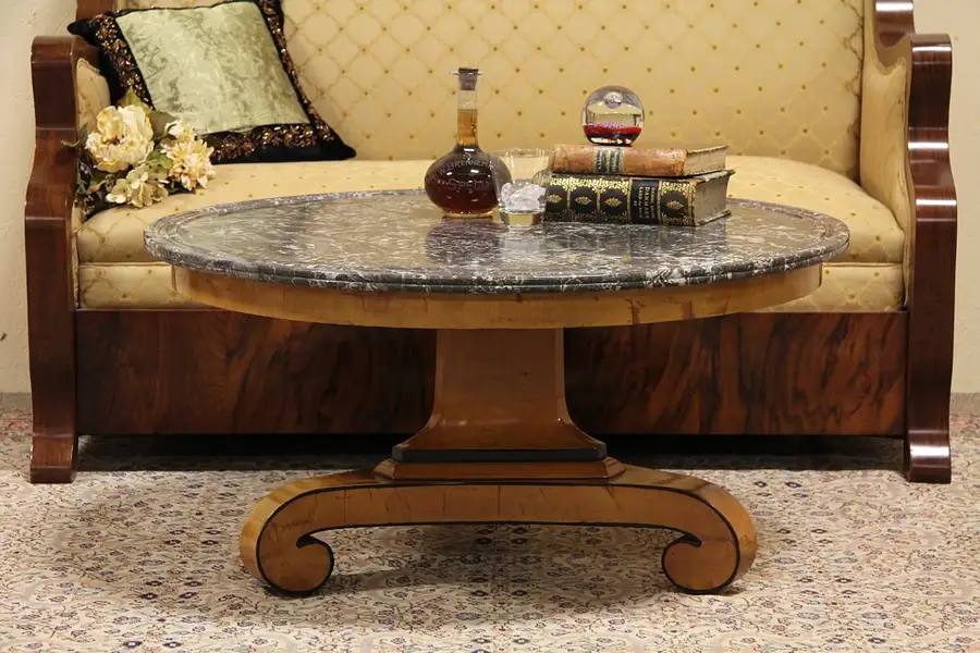Main image of Biedermeier Empire Antique Coffee Table