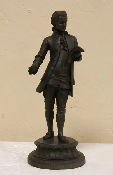 Main image of Statue of Mozart, NY 1880 era Antique