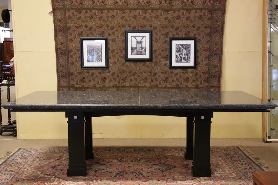 Main image of Arts & Crafts 4x8 Pearl Granite Table, Island