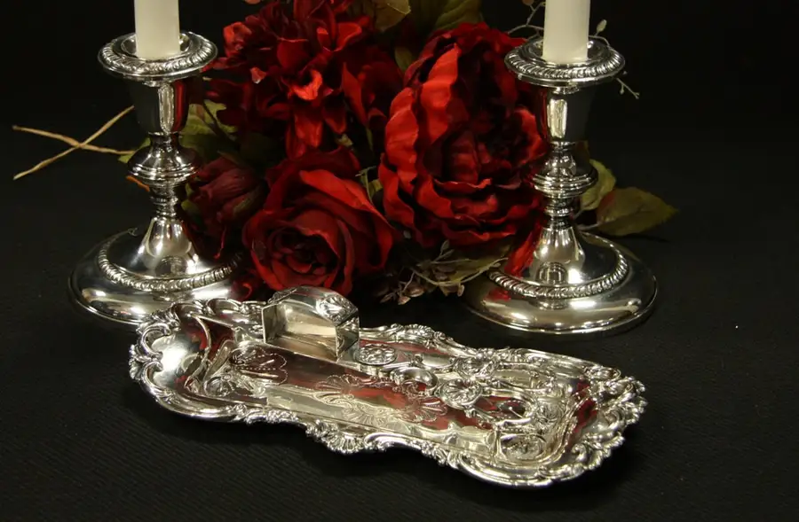 Main image of Victorian Antique Silverplate Candlewick Trimmer