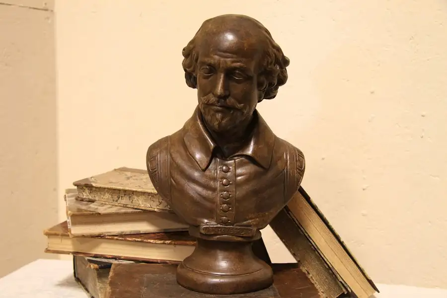 Main image of Bust of Shakespeare, Round Base