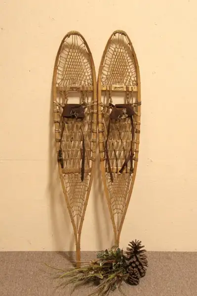 Main image of Spicecraft of Canada Vintage Pair of Snowshoes