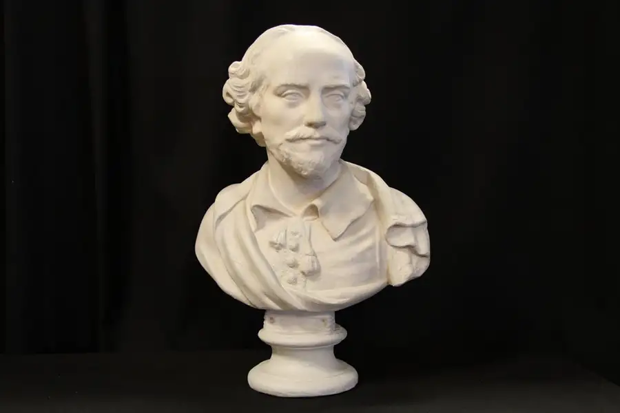 Main image of Shakespeare, Life Size Ceramic Bust