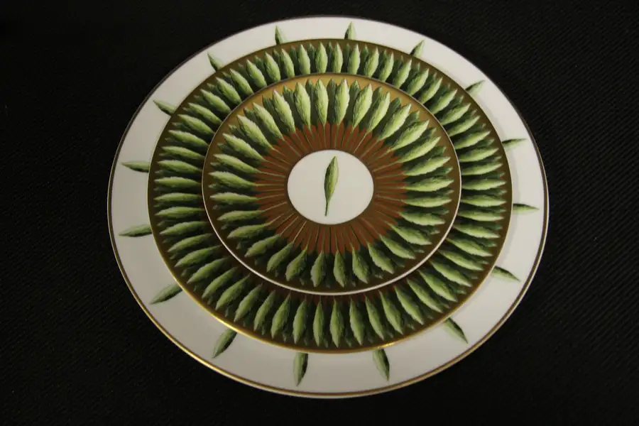 Main image of Deshoulieres Limoges 3 China Plates Jardin de Florence Pattern