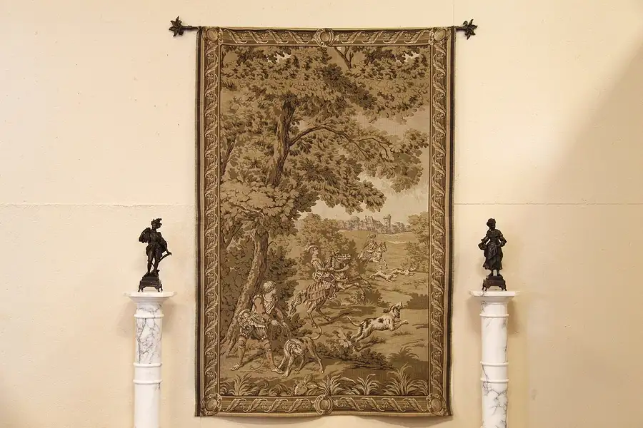 Main image of Hunt Scene Tapestry Wall Hanging