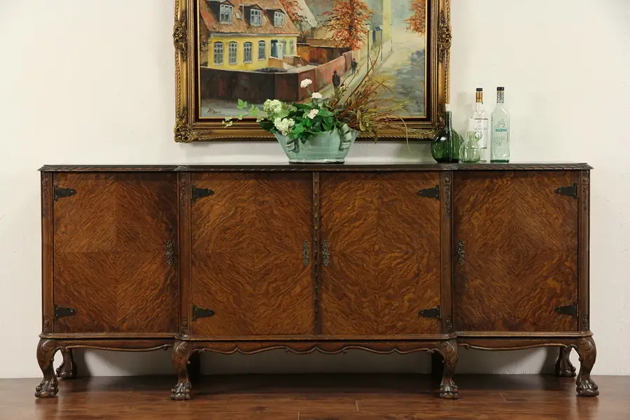 Main image of Country Manor Oak 1915 Antique Scandinavian Sideboard, Credenza or TV Console