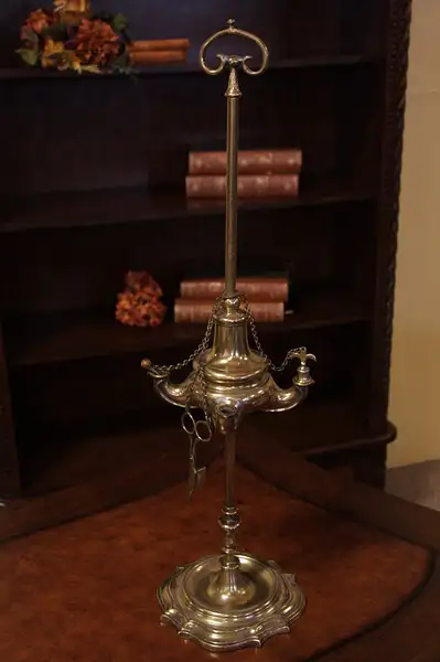 Main image of Brass Antique Whale Oil Lamp, Tools