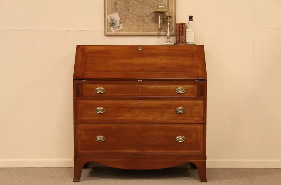 Main image of Georgian Hepplewhite 1790 Cherry Secretary Desk