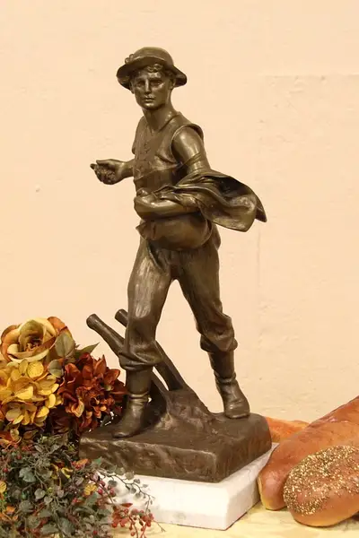 Main image of The Sower, Antique Bronze, Signed Levasseur