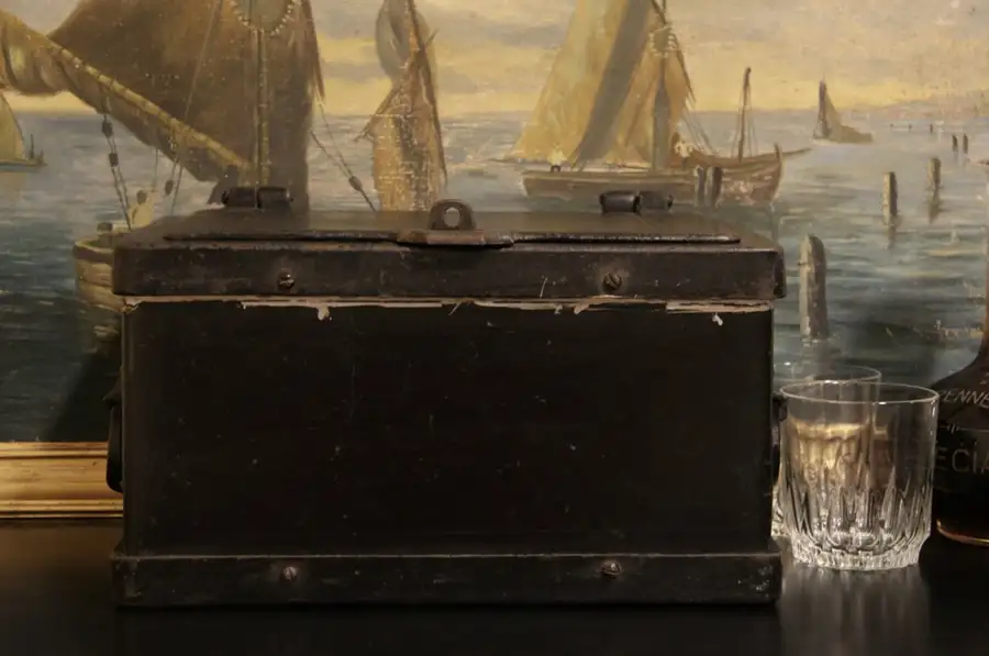 Main image of Iron Antique 1890 Strongbox or Safe