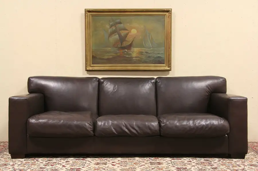 Main image of Ralph Lauren Vintage Leather Sofa