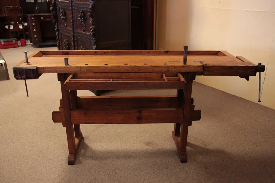 Main image of Woodworker's Antique Work Bench
