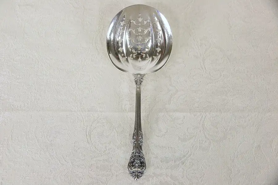 Main image of King Edward Gorham Sterling Silver Serving Tomato Slotted Serving Spoon, No Mono