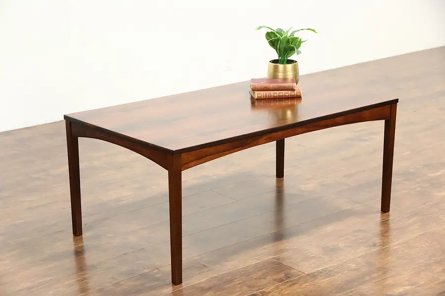 Main image of Rosewood Midcentury Danish Modern 1960 Vintage Coffee or Cocktail Table