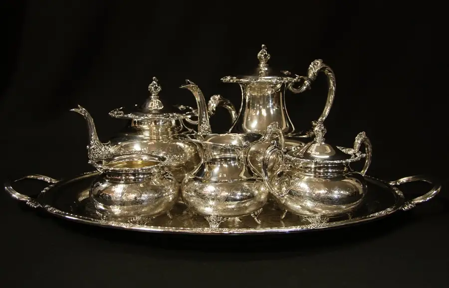 Main image of Silverplate Vintage Coffee & Tea Service, Tray