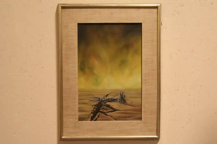 Main image of Time Painting signed Aladino Ghioni 1960