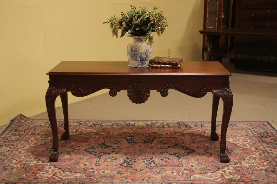 Main image of Baker Georgian Chippendale Console or Sofa Table