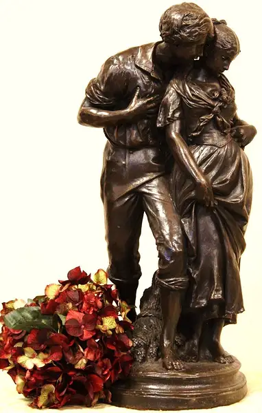 Main image of Statue of Courting Couple at Harvest Sculpture