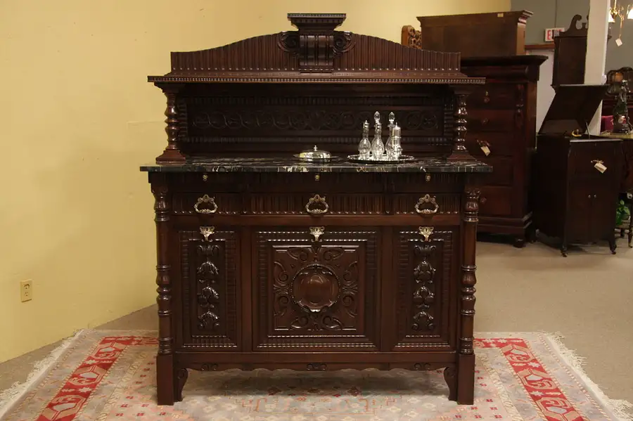 Main image of Italian Renaissance Carved Server or Sideboard