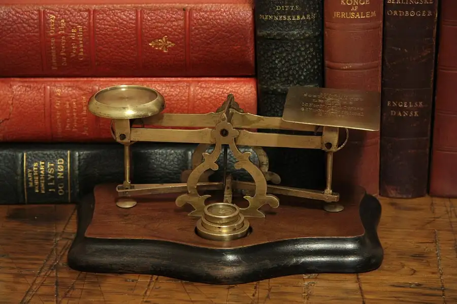 Main image of Victorian Brass English Postal Scale