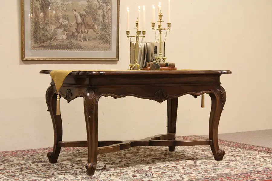 Main image of Italian Carved Antipasto Dining or Hall Table