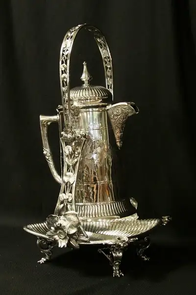 Main image of Reed & Barton Silverplate Tilting Pitcher