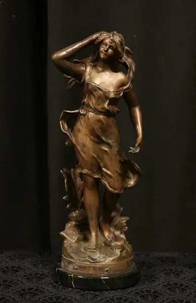 Main image of Ruchot 1900 Antique French Sculpture, Low Tide
