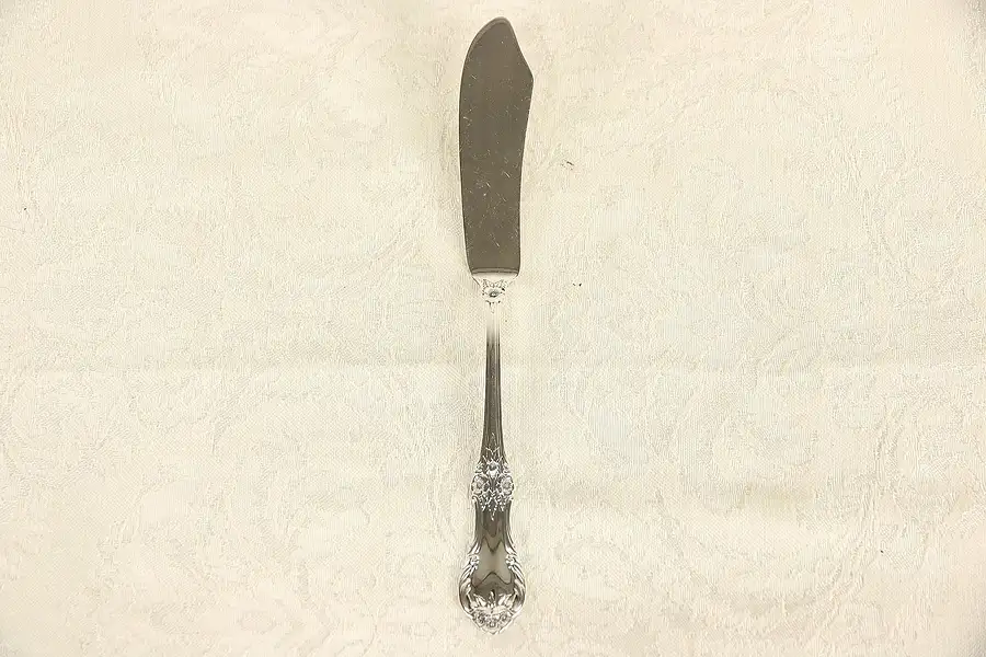 Main image of Wild Rose Sterling Silver Master Butter Knife Signed International