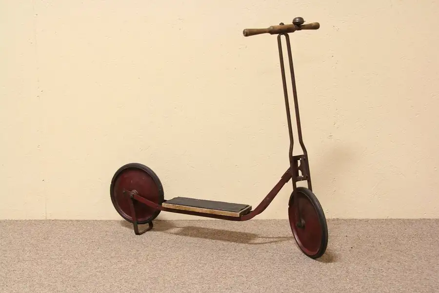 Main image of Childs Early 1900's Scooter, All Original