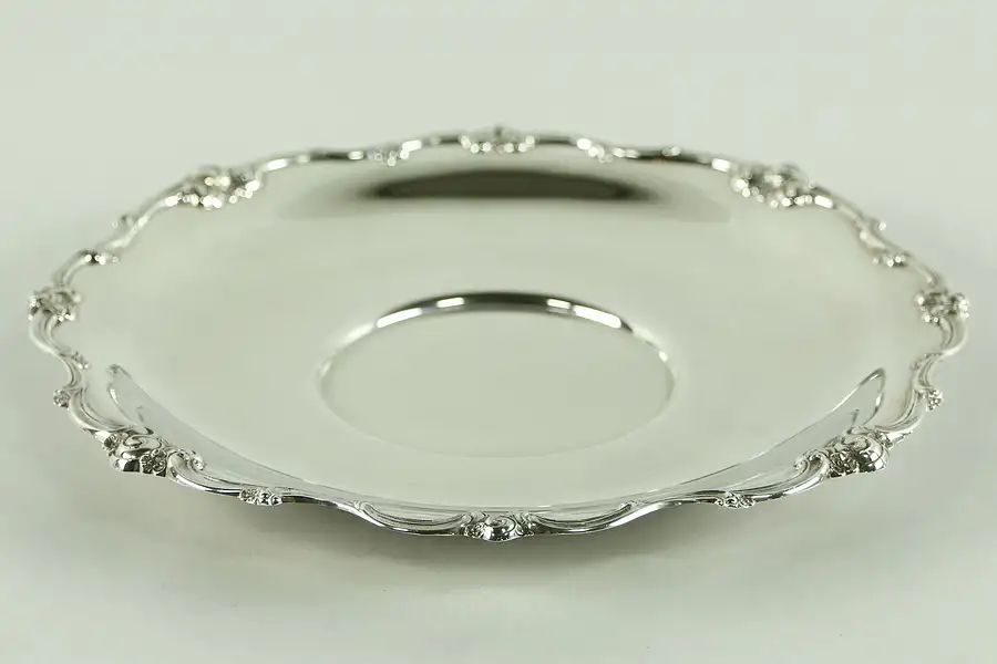 Main image of Gorham Signed Sterling Silver Vintage Melrose Pattern Serving Plate or Tray