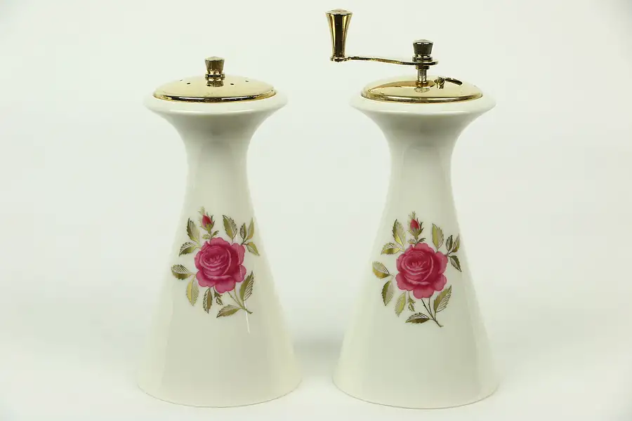 Main image of Lenox Roselyn Salt Shaker & Pepper Grinder Set